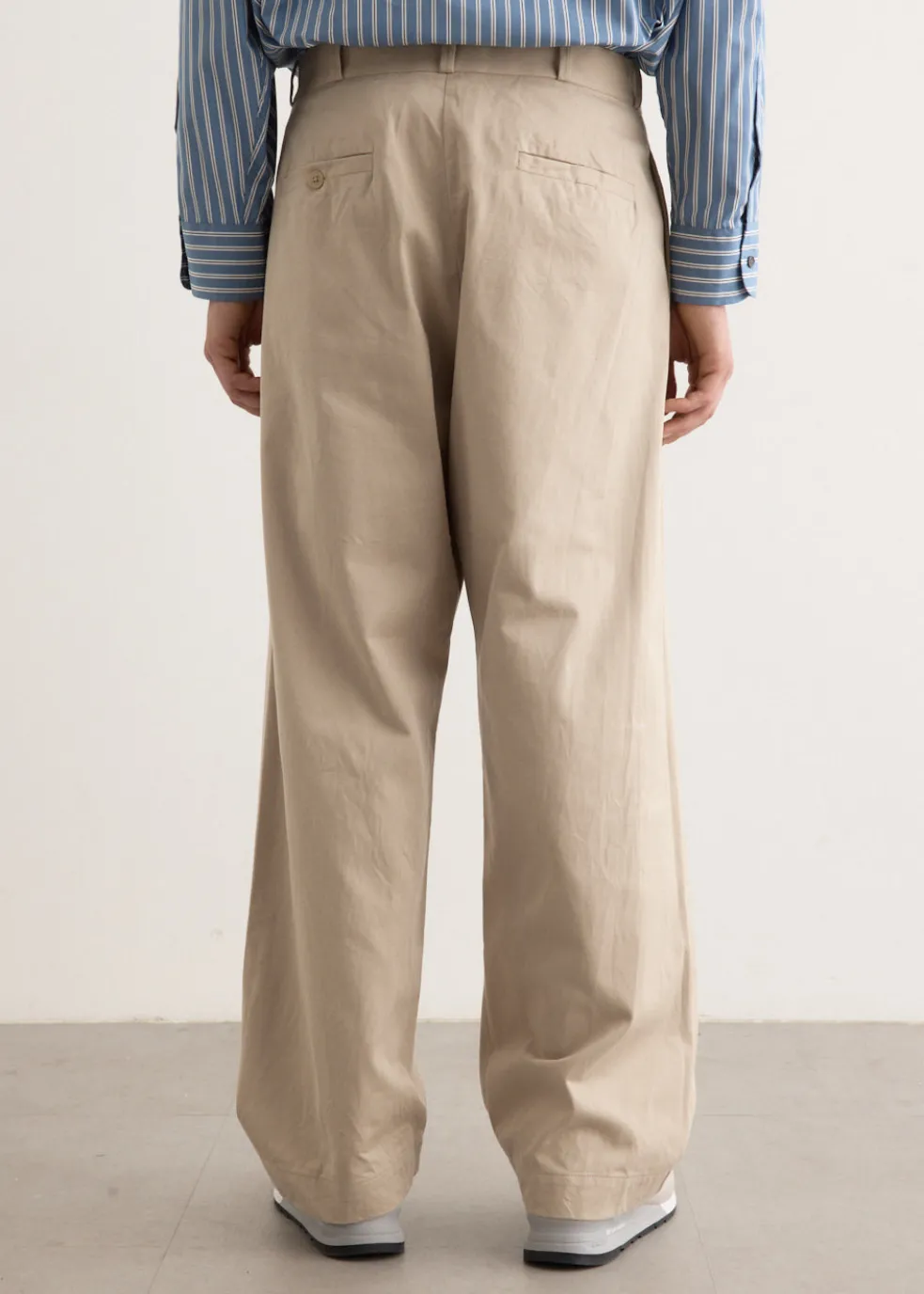 Chino Cloth Wide Pants