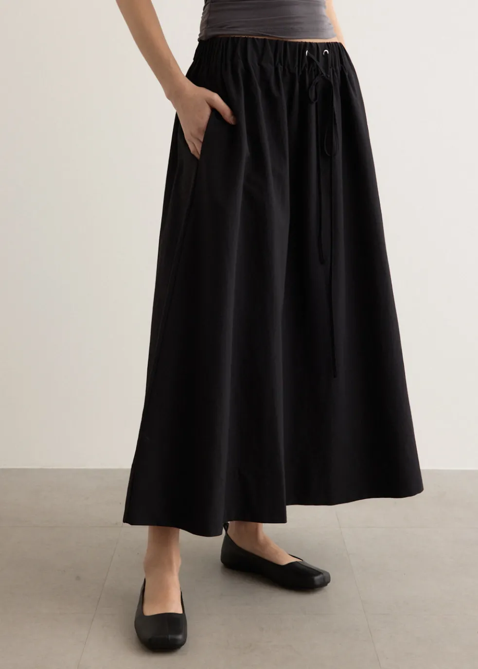 Choir Bubble Midi Skirt