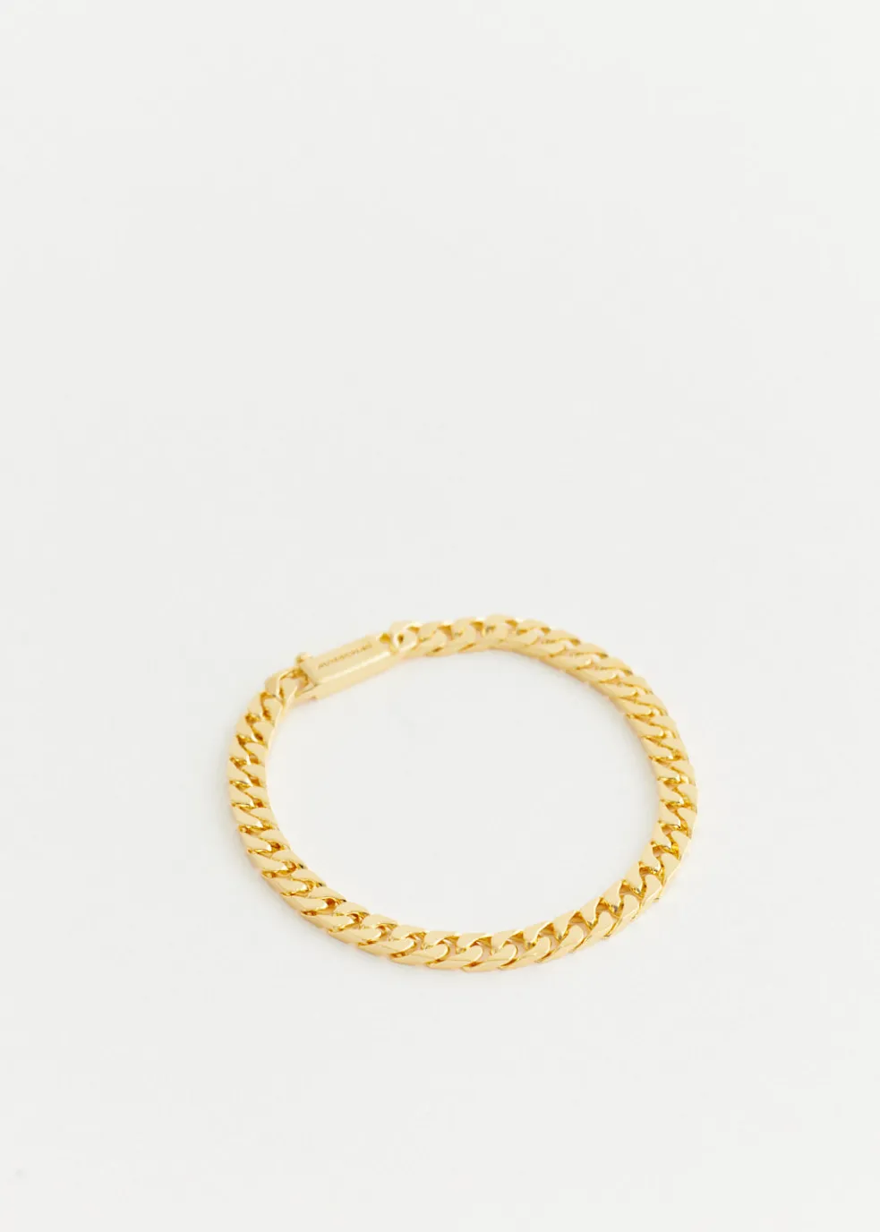 Classic Curb Chain Bracelet Gold