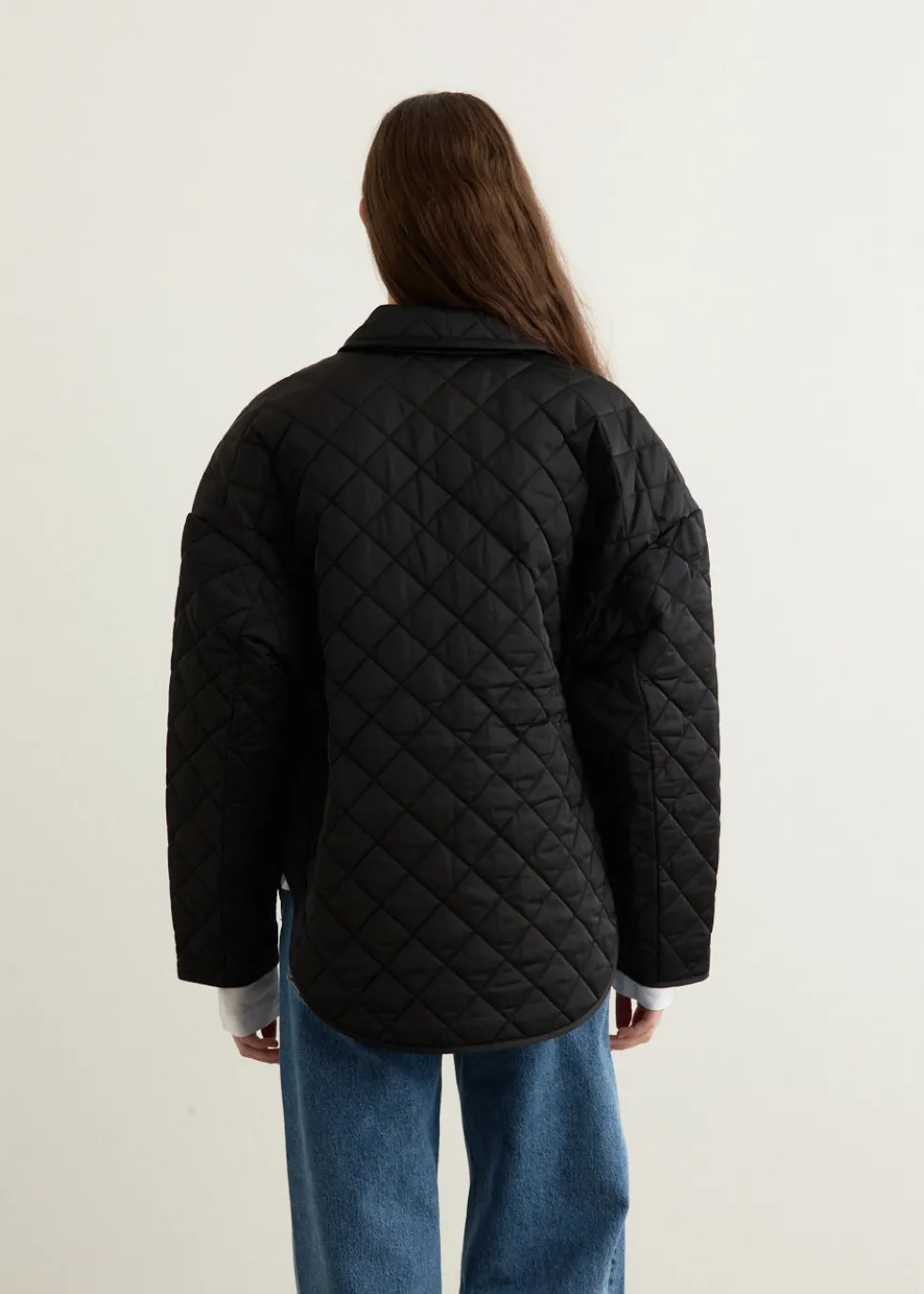 Collared Quilted Jacket