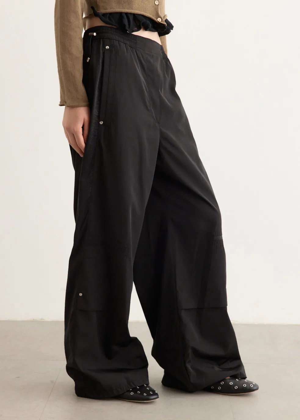Contrast Banding Pants