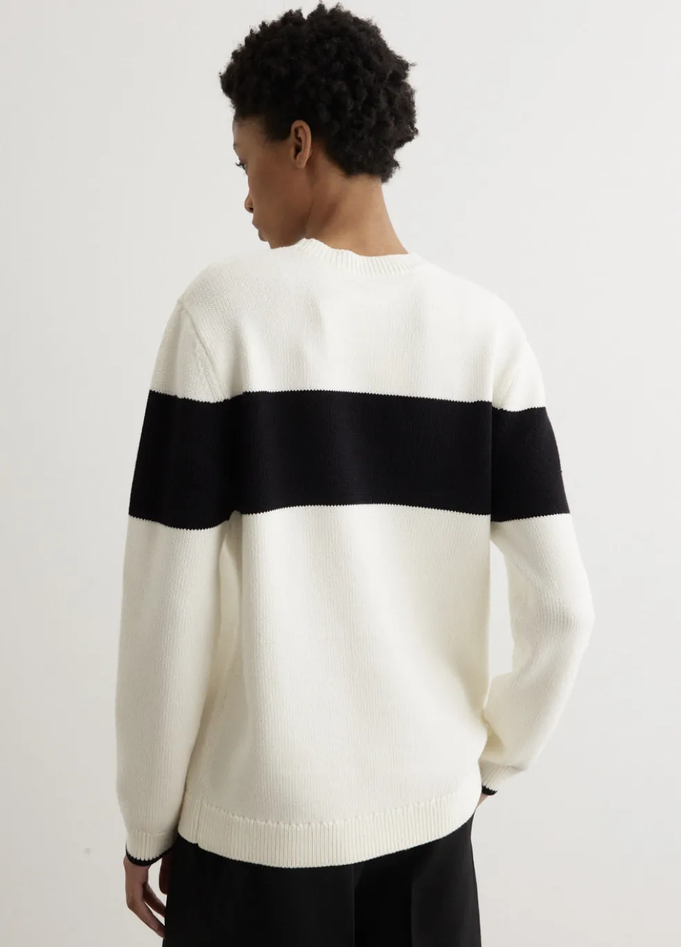 Contrast Stripe Knit