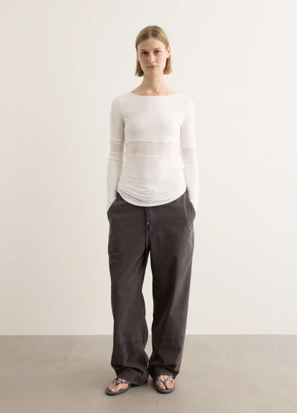 Corset Point Sleeve Top