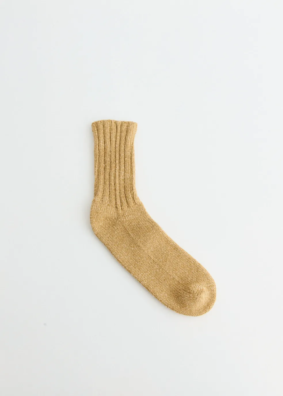 Cotton Silk Rib Socks