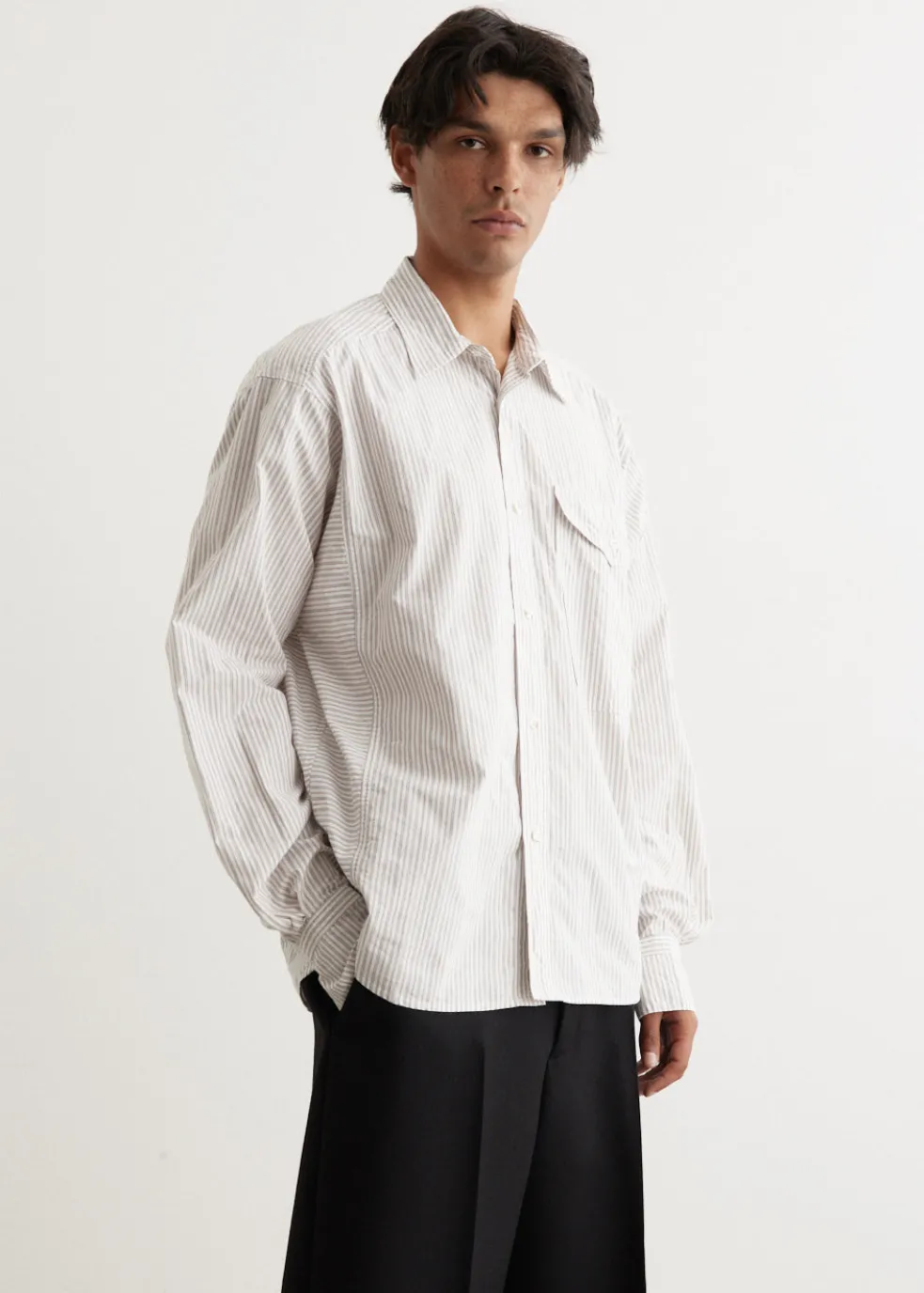 Cotton Stripe CABIN Work Shirt