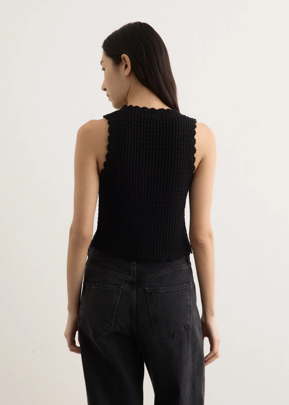 Cotton Textured Lace Top