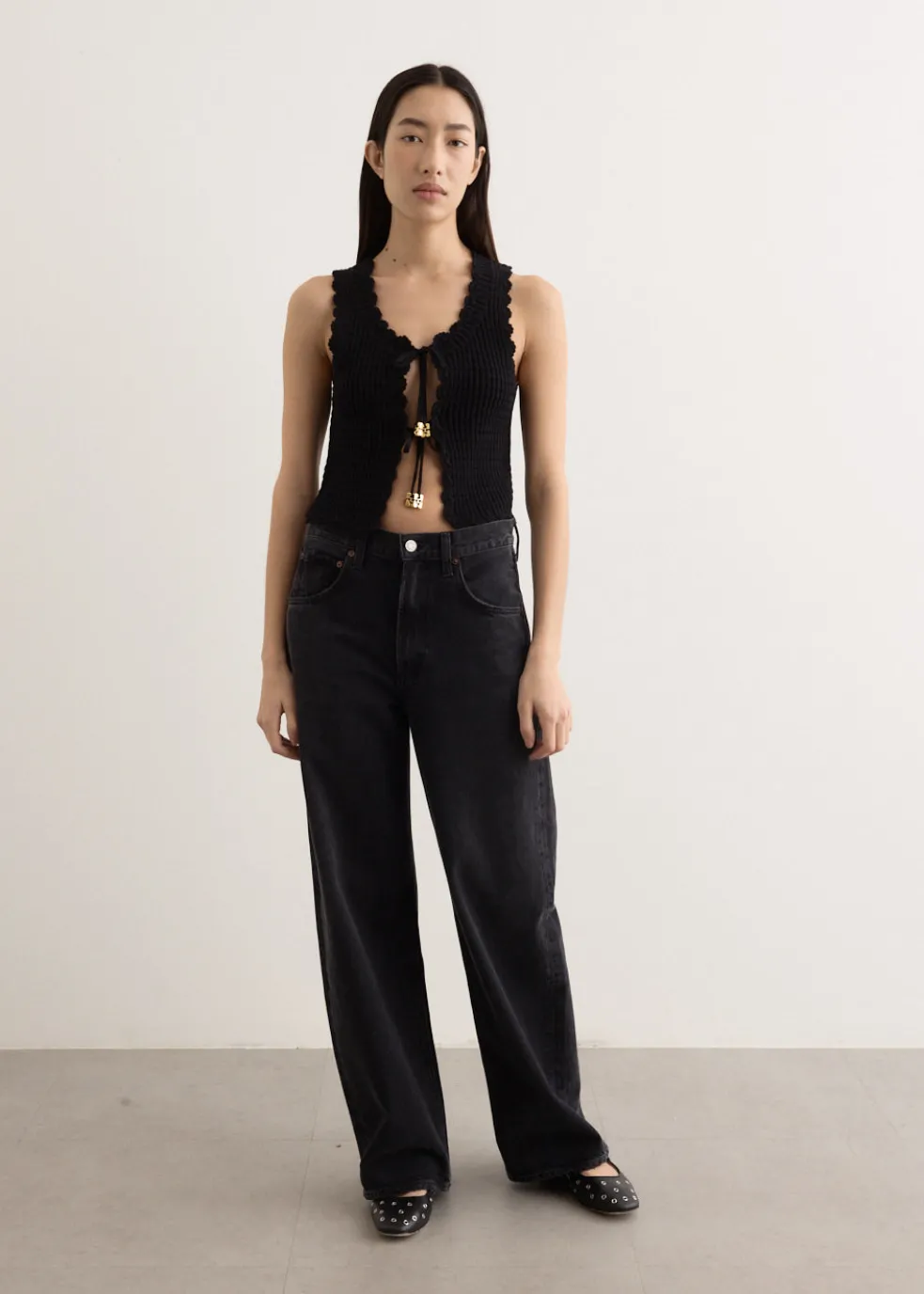 Cotton Textured Lace Top