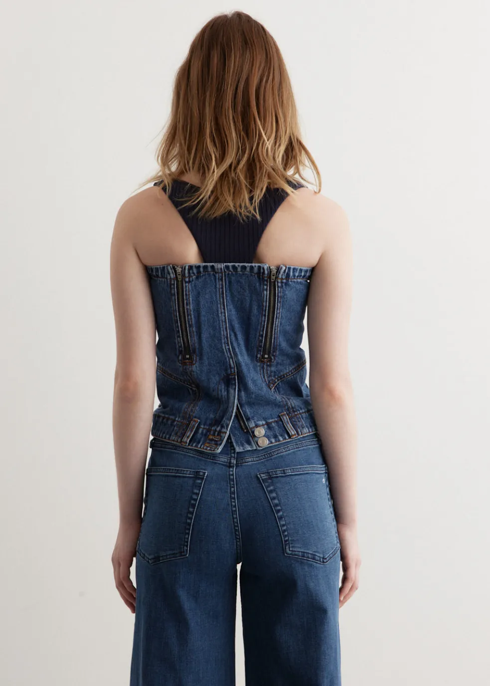Cove Deconstructed Denim Bustier