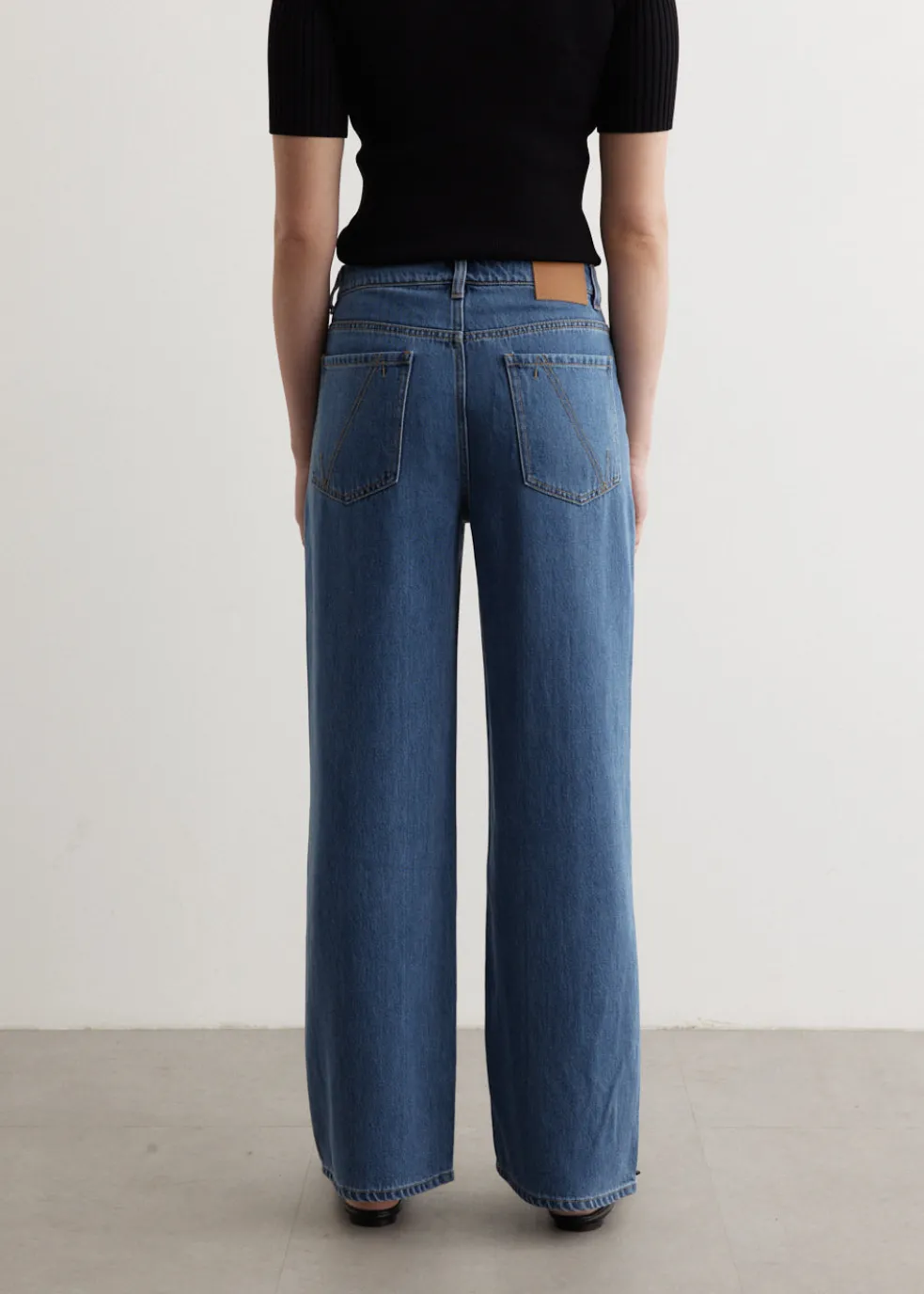 Crash Wide Leg Jeans