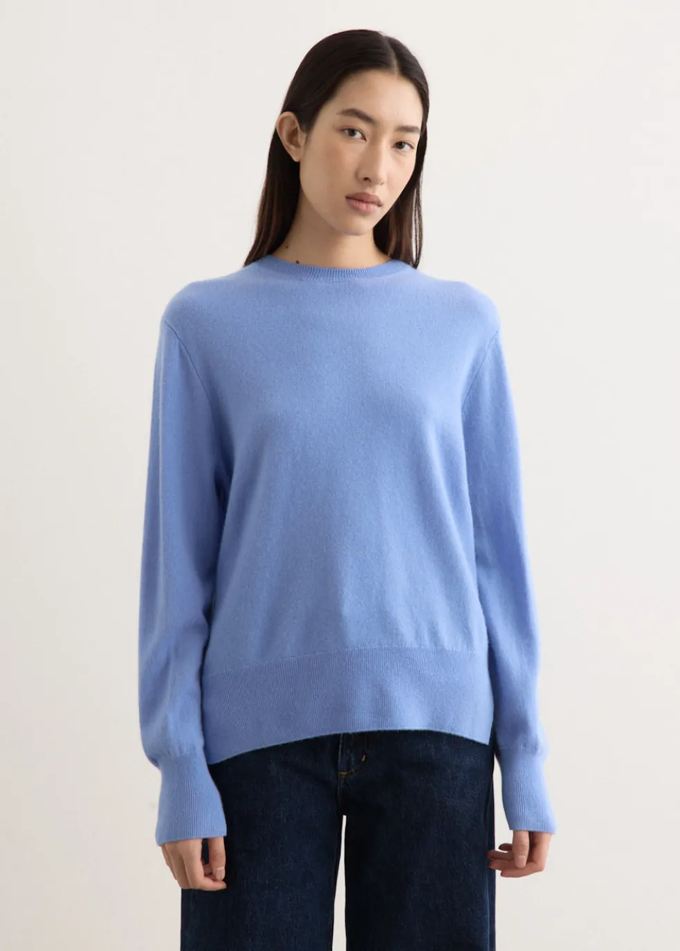 Crew Neck Cashmere Knit