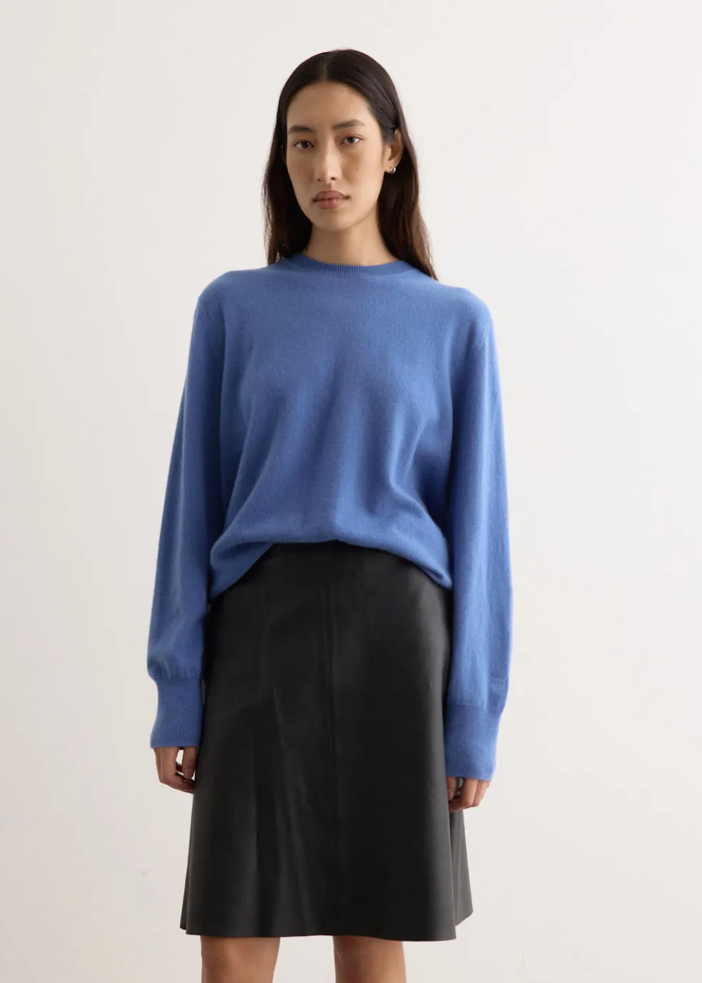 Crew Neck Cashmere Knit