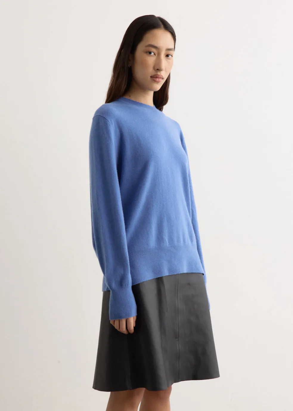 Crew Neck Cashmere Knit