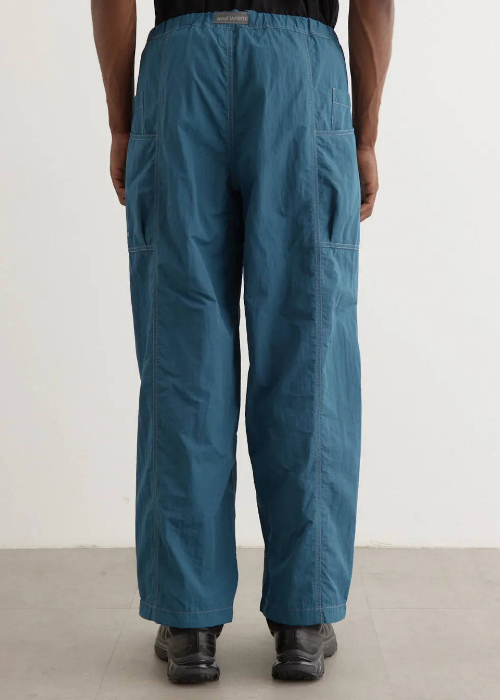 Crinkled Nylon Pants