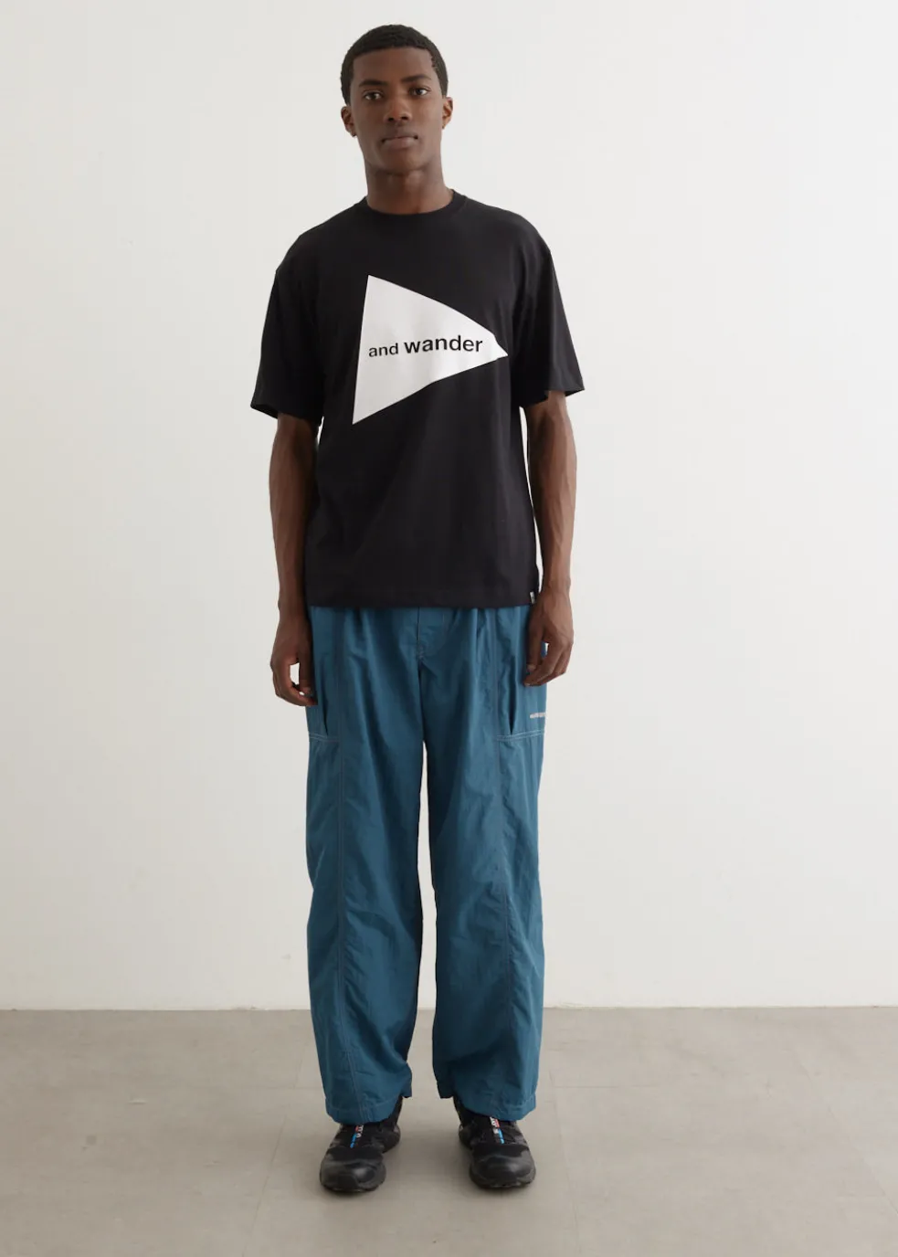 Crinkled Nylon Pants