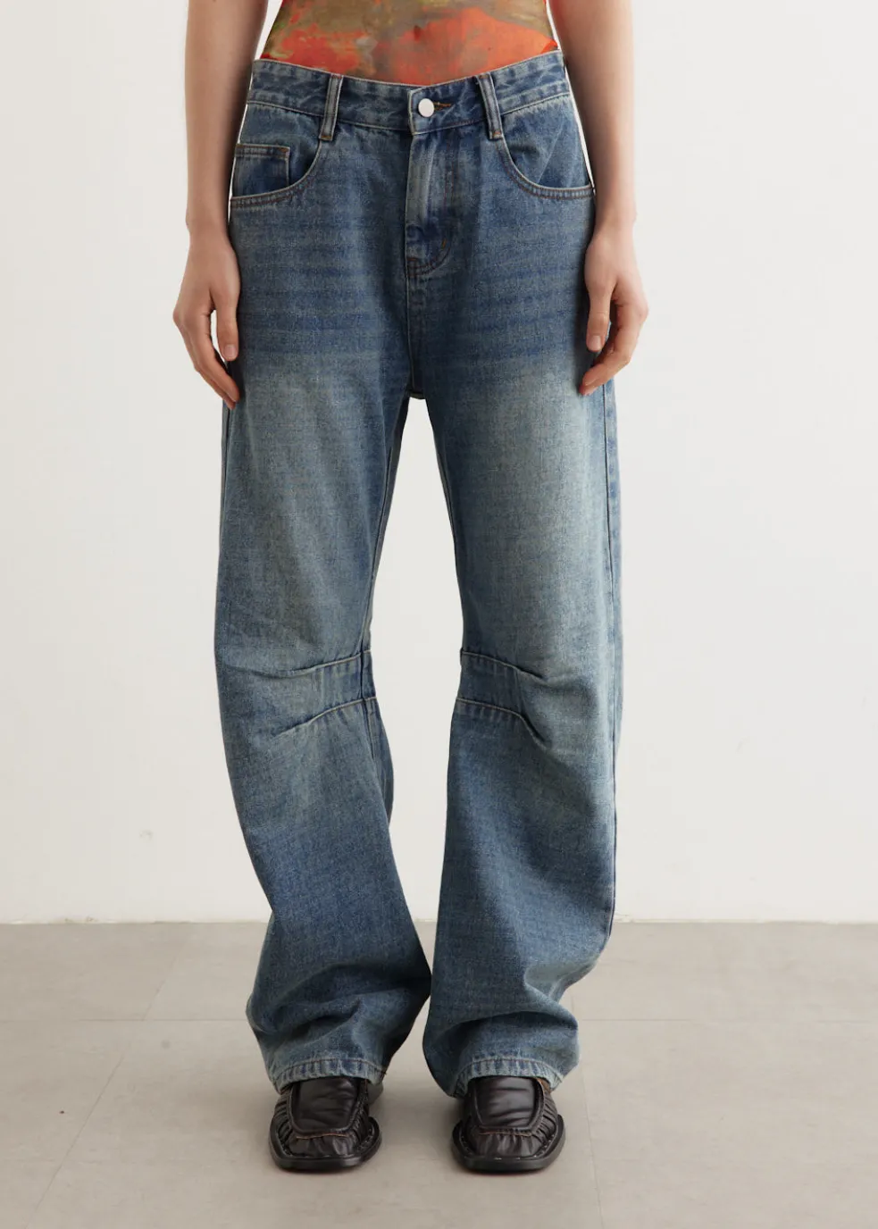 Darted Leg Jeans