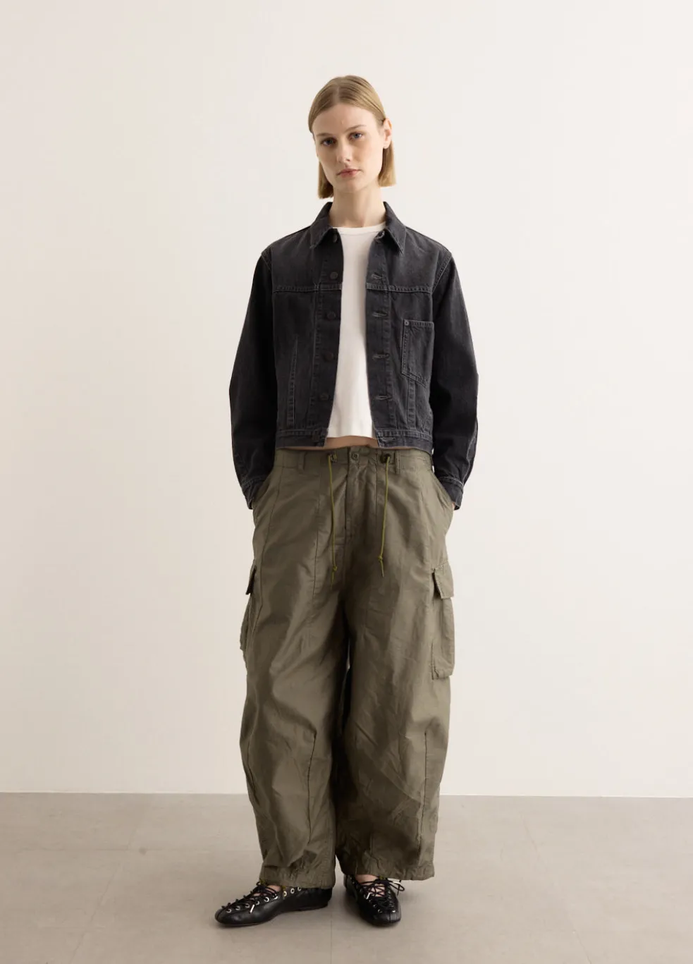 Darts Bottom Jean Jacket