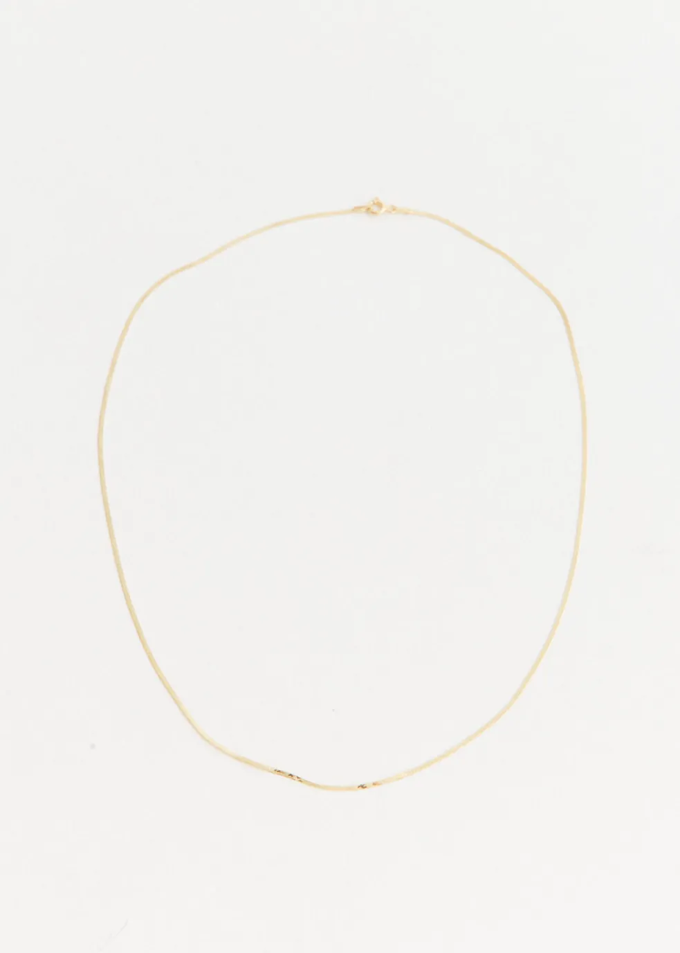 Demi Herringbone Necklace 18"