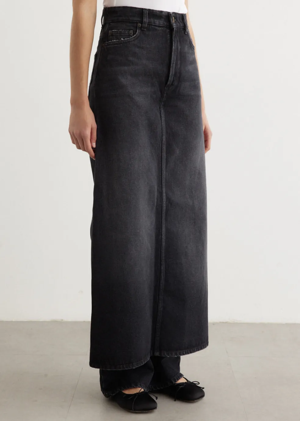 Denim Skirt Pants