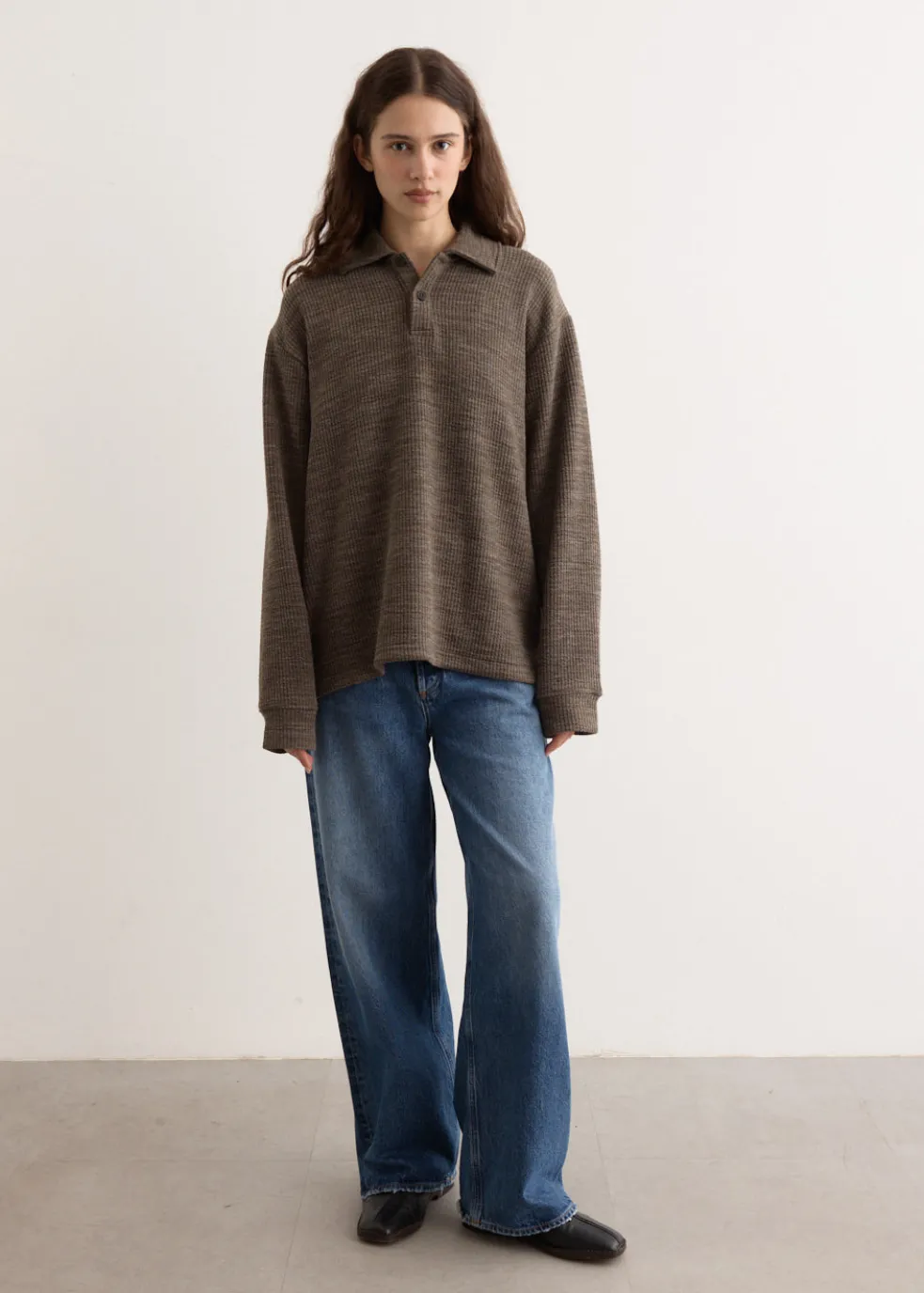 Deny Long Sleeve Polo