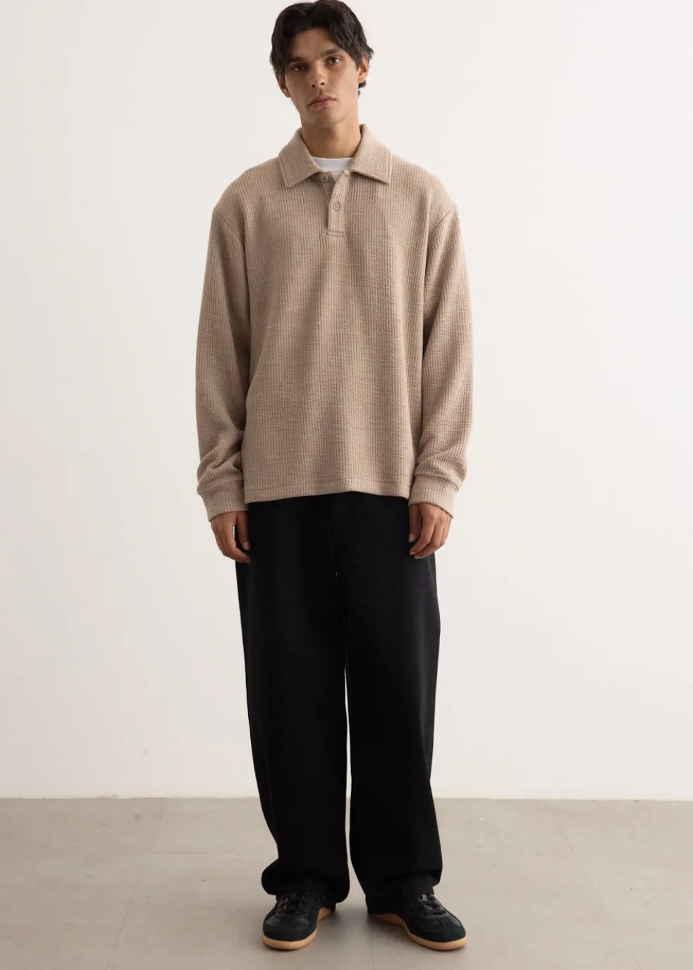 Deny Long Sleeve Polo