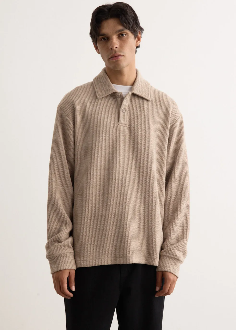 Deny Long Sleeve Polo