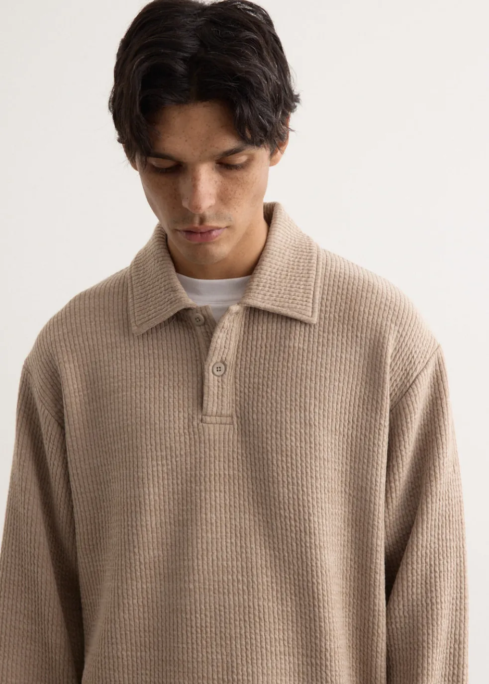 Deny Long Sleeve Polo