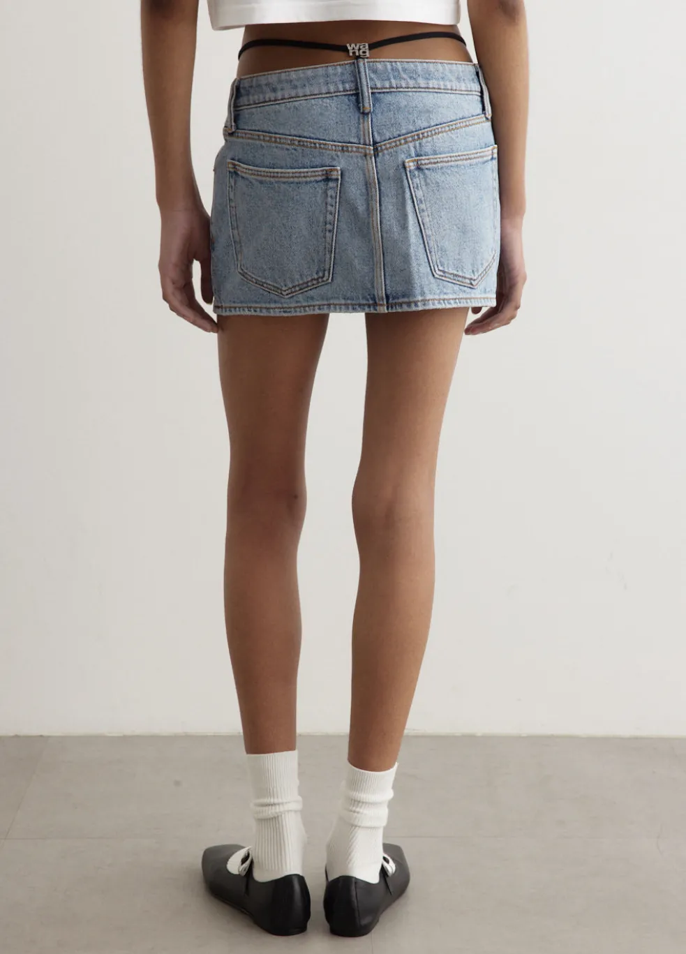 Diamante Charm Mini Skirt