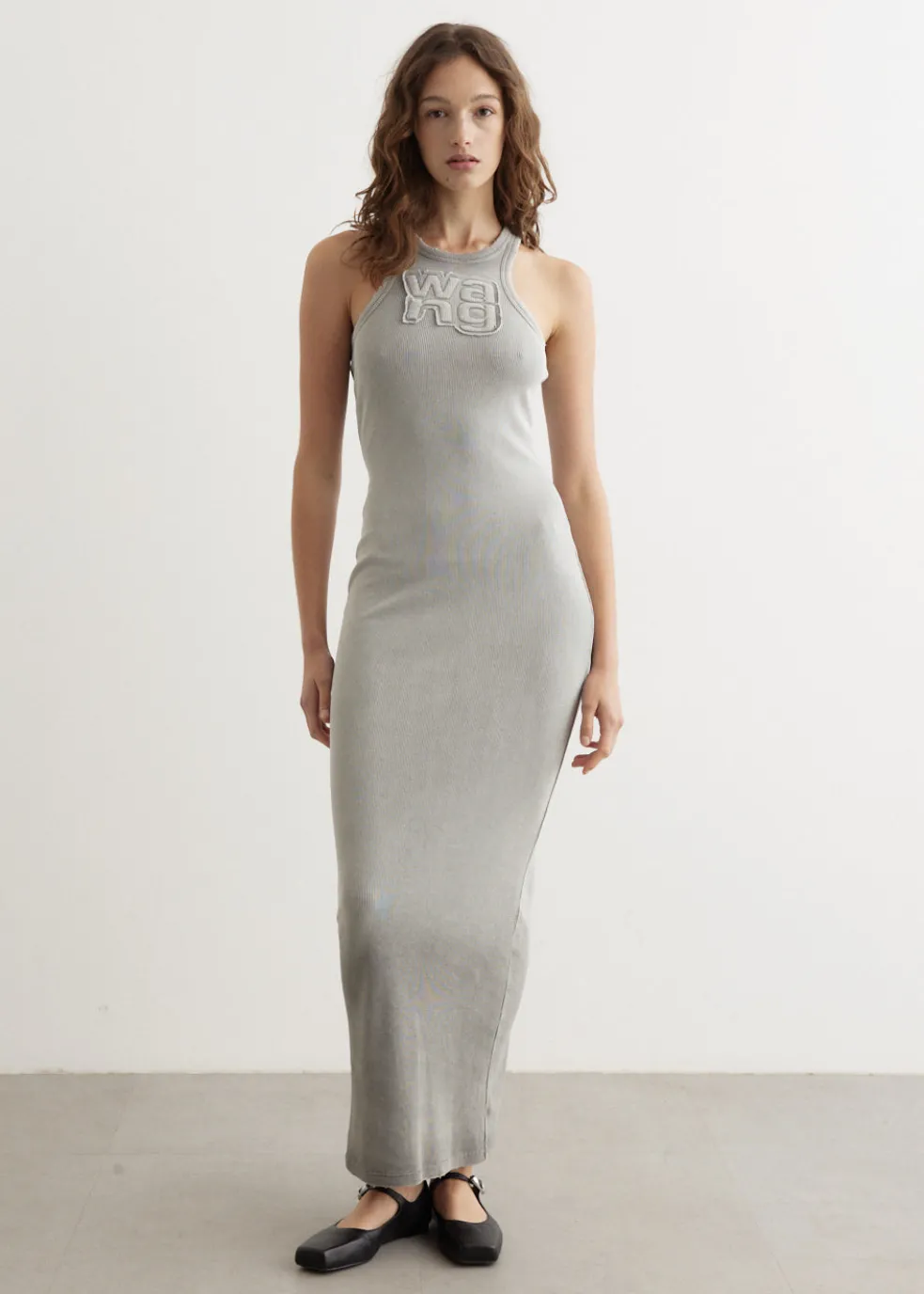 Distressed Edge Maxi Dress