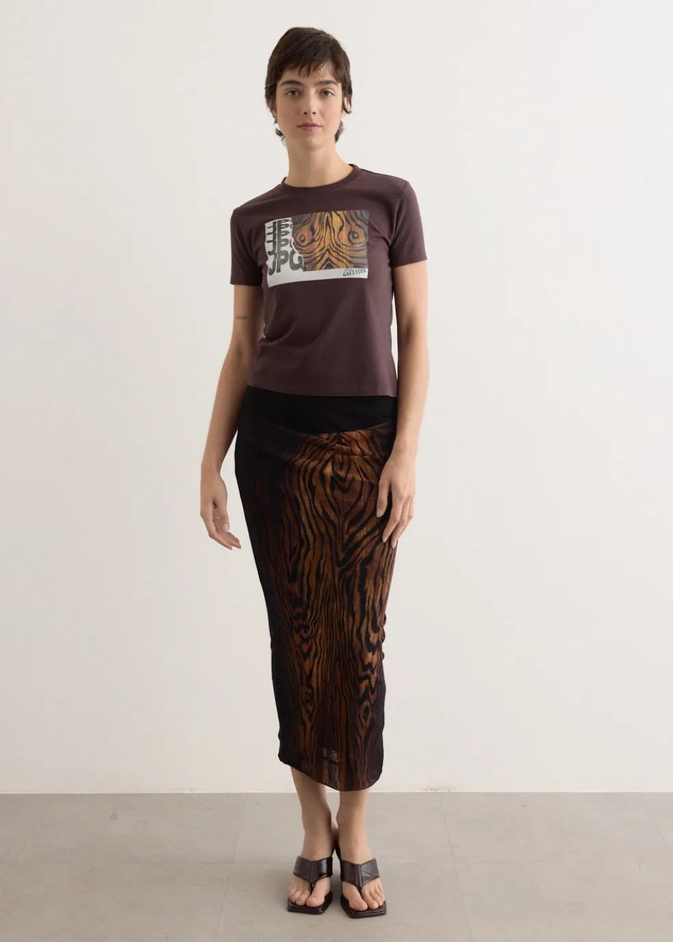 Double Layer Mesh Skirt