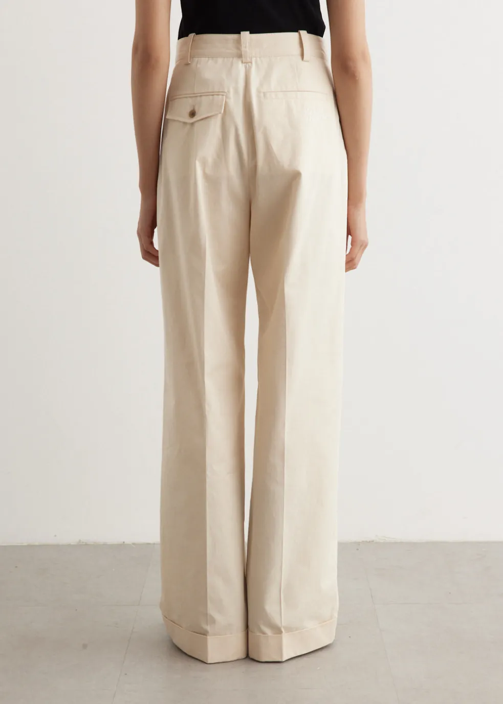 Double Pleats Pants