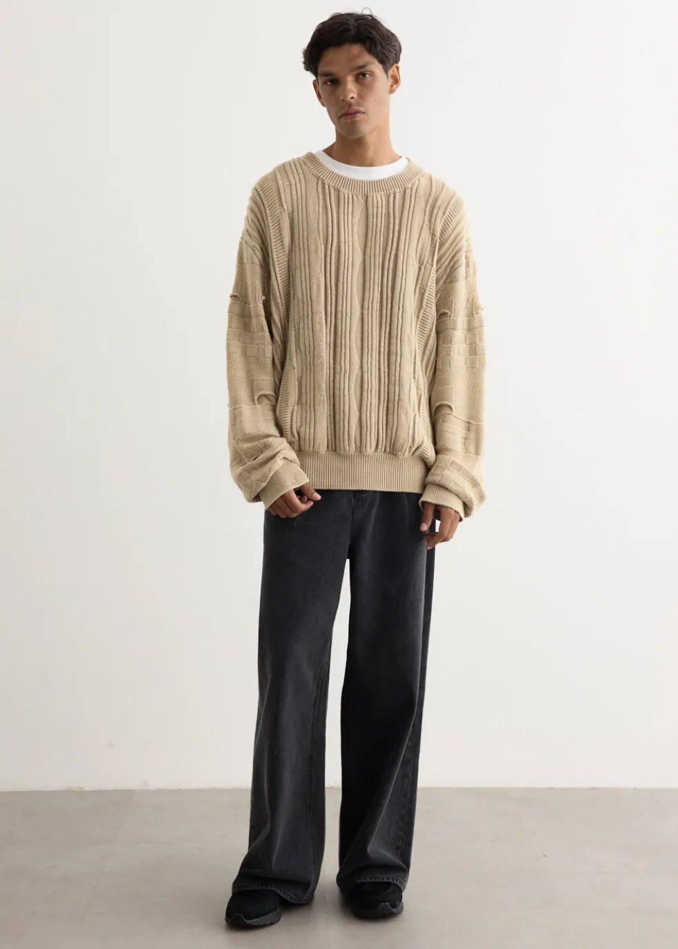 Dragline Pleated Jeans