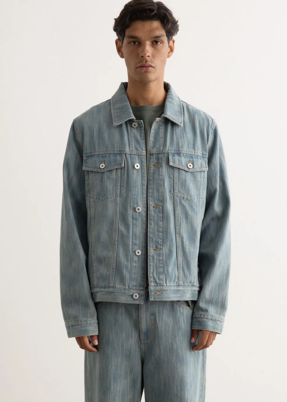 Dragline Textured Trucker Jacket