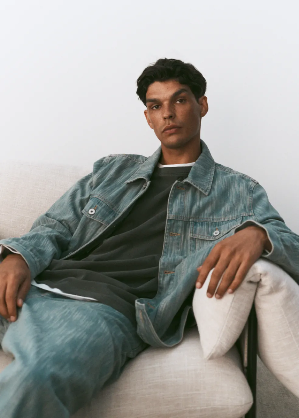 Dragline Textured Trucker Jacket