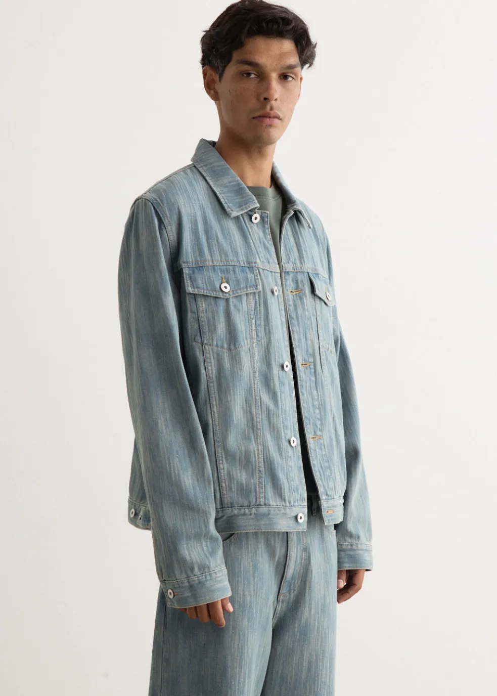 Dragline Textured Trucker Jacket
