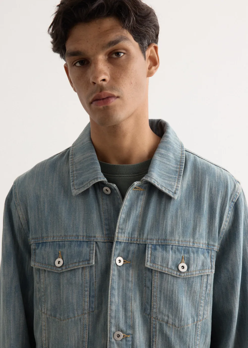 Dragline Textured Trucker Jacket
