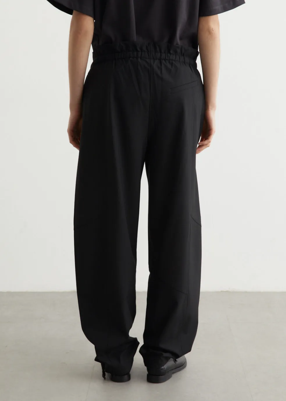 Drapey Melange Elasticated Waist Pants