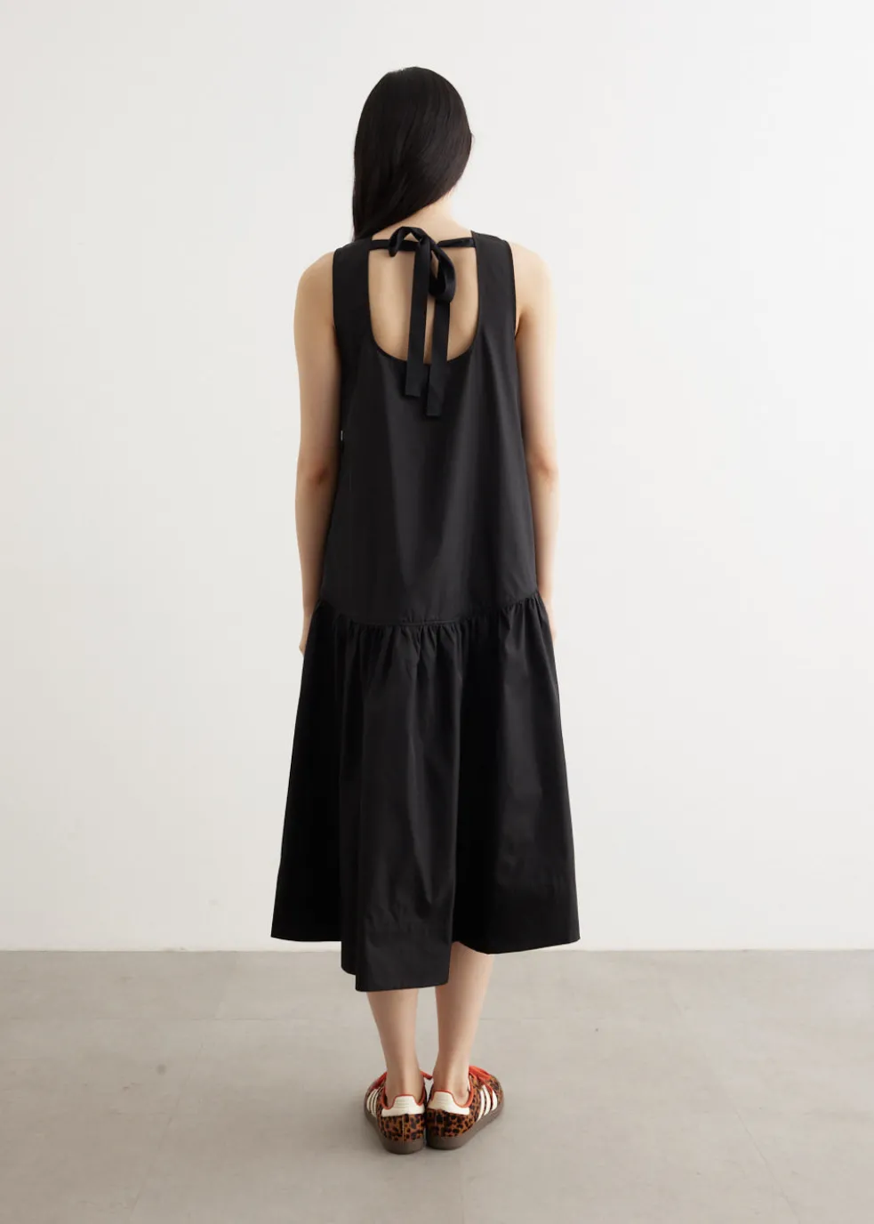Duchesse Nylon Midi Dress