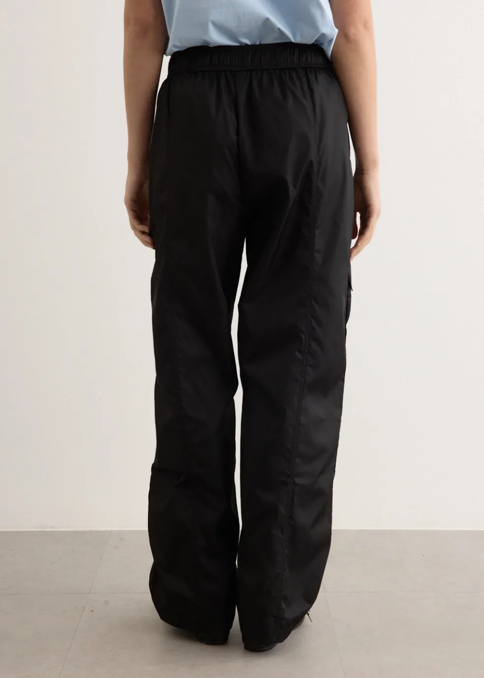 Duchesse Nylon Oversized Elasticated Pants