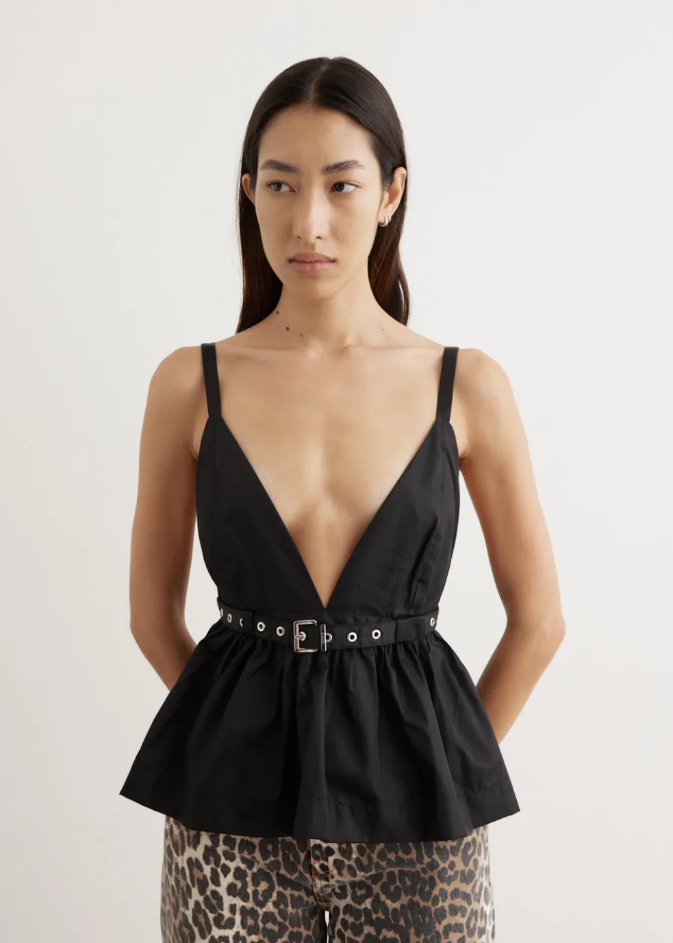 Duchesse Nylon Strap Top