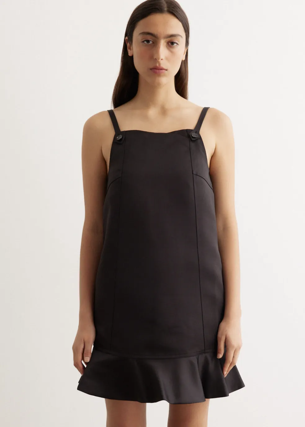 Duchesse Satin Mini Dress