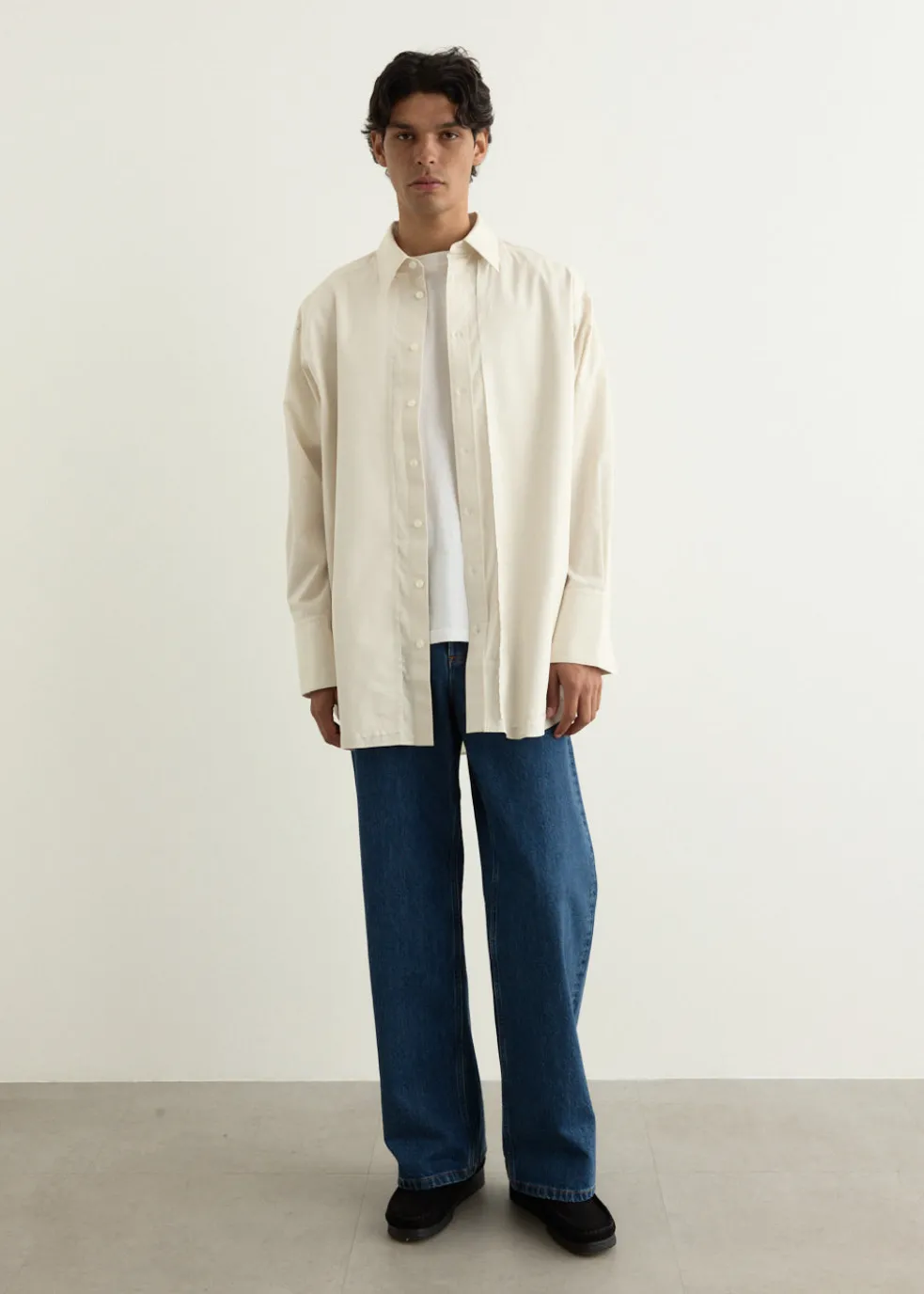 Edge Stitching Shirt