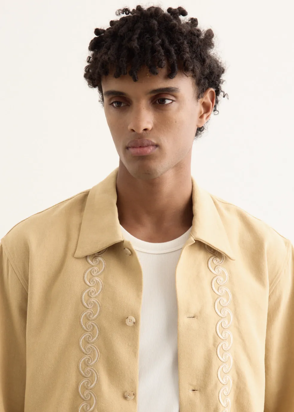 Embroidered Resort Jacket