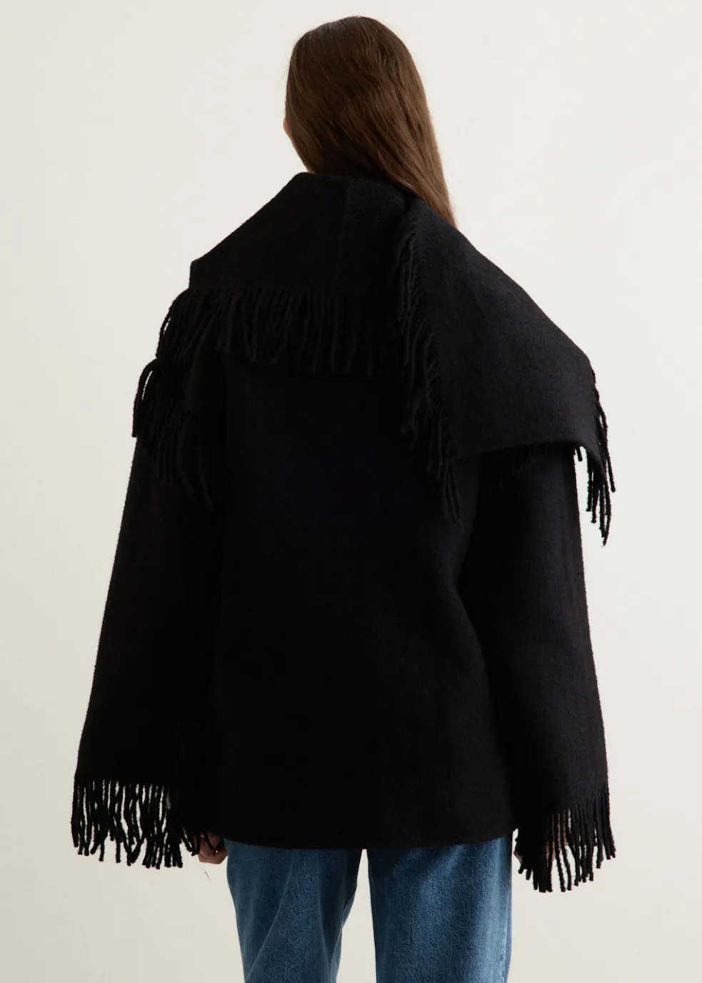 Embroidered Scarf Jacket