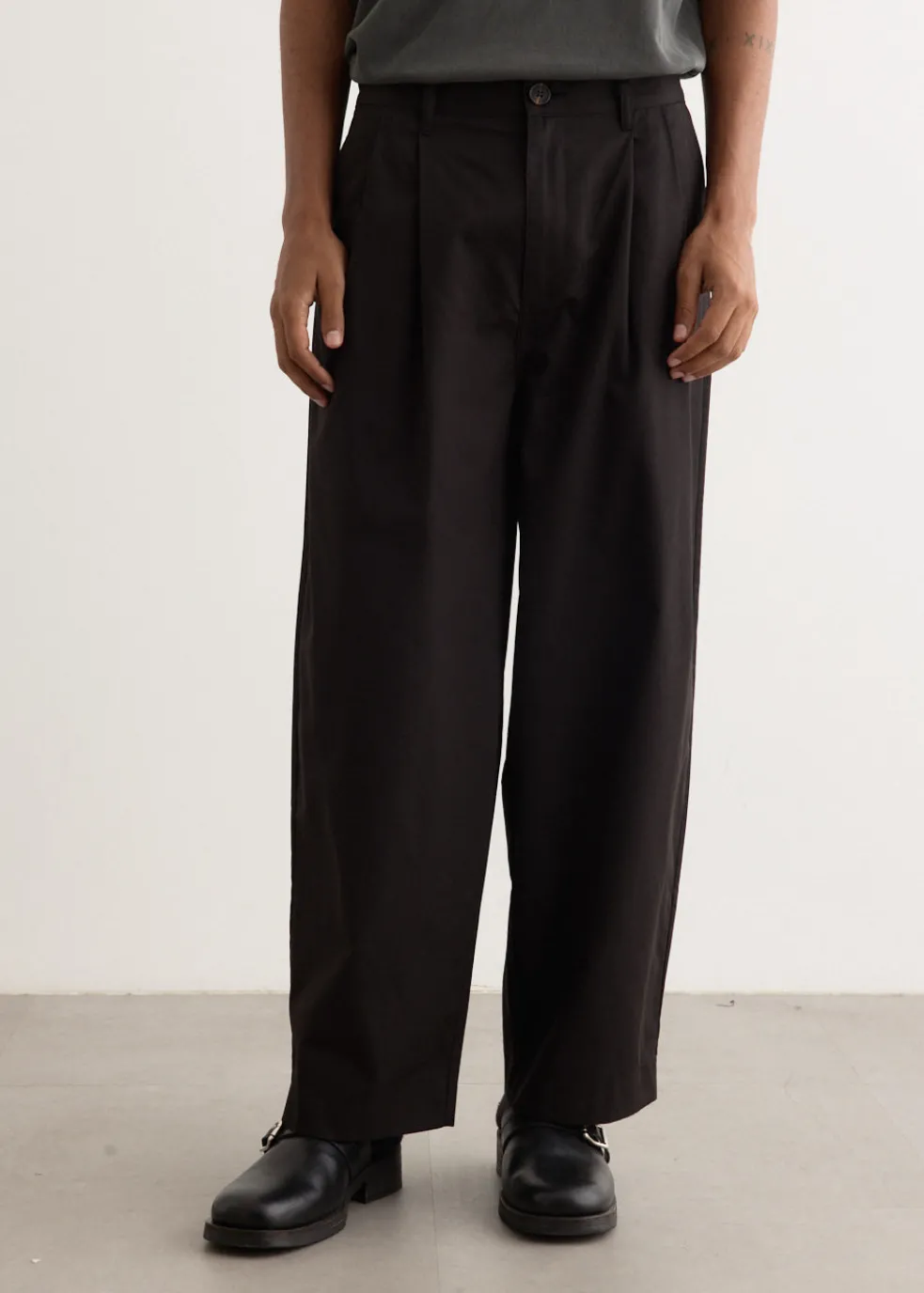 Exposure Wide Leg Pleated Pants