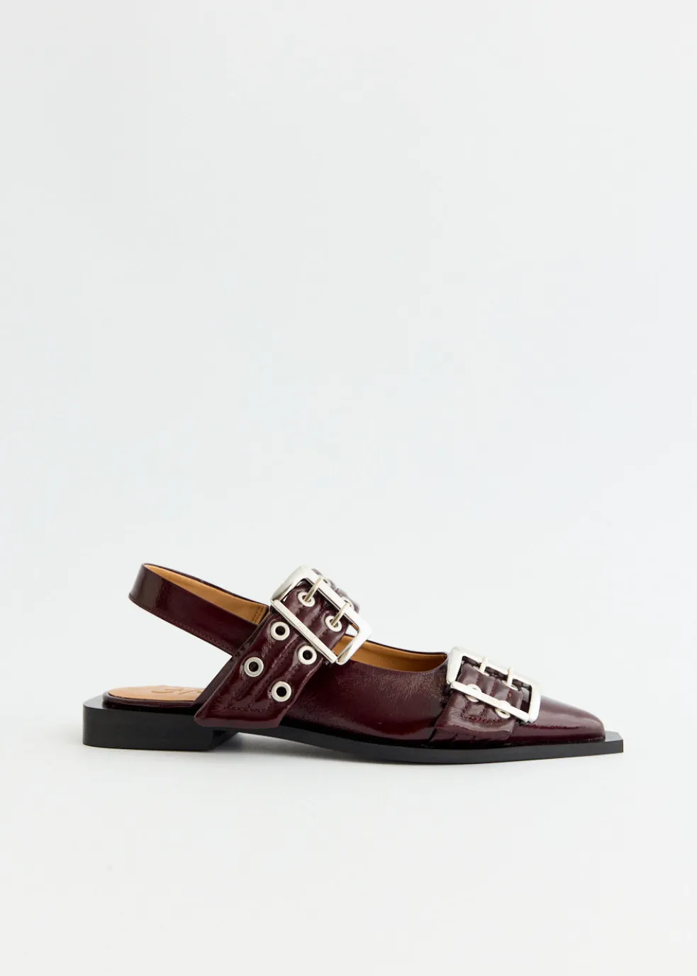 Feminine Buckle Ballerinas