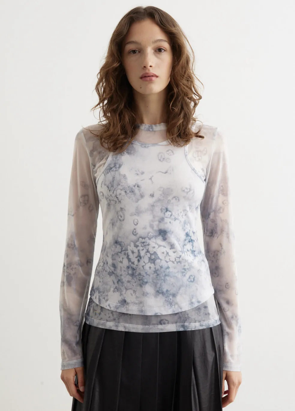 Floral Print Sleeveless Top