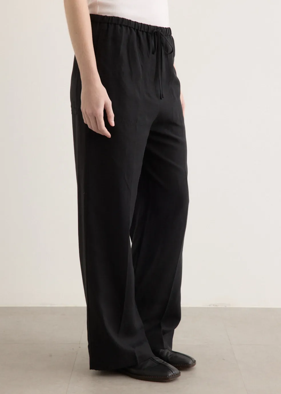 Fluid Drawstring Trousers