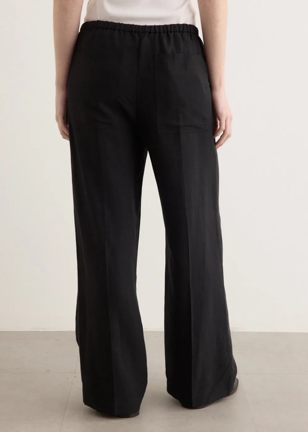 Fluid Drawstring Trousers