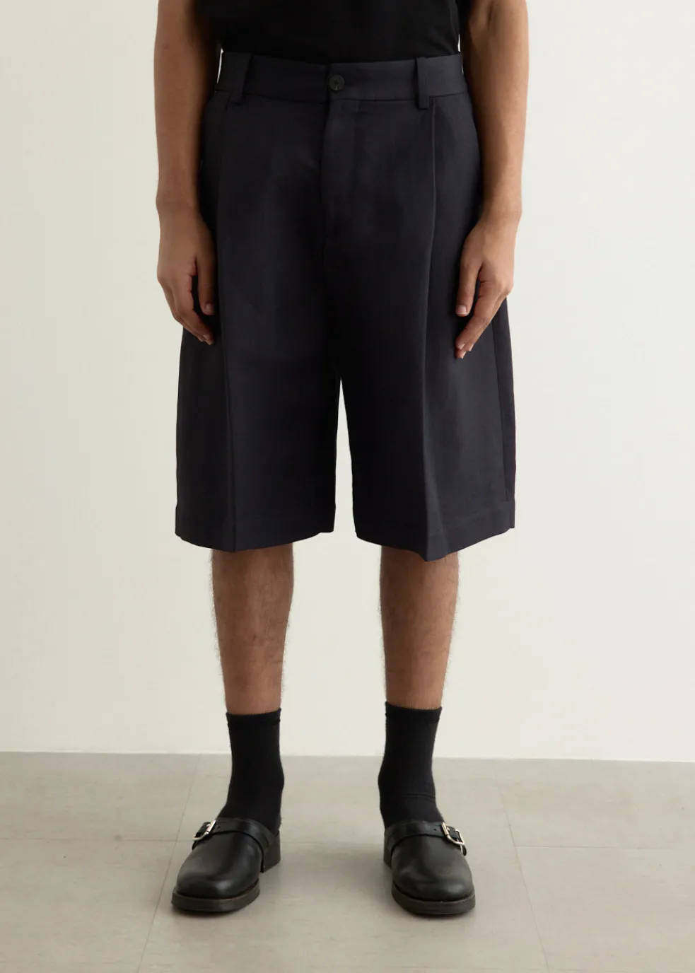 Fowld Knee Length Tailored Shorts