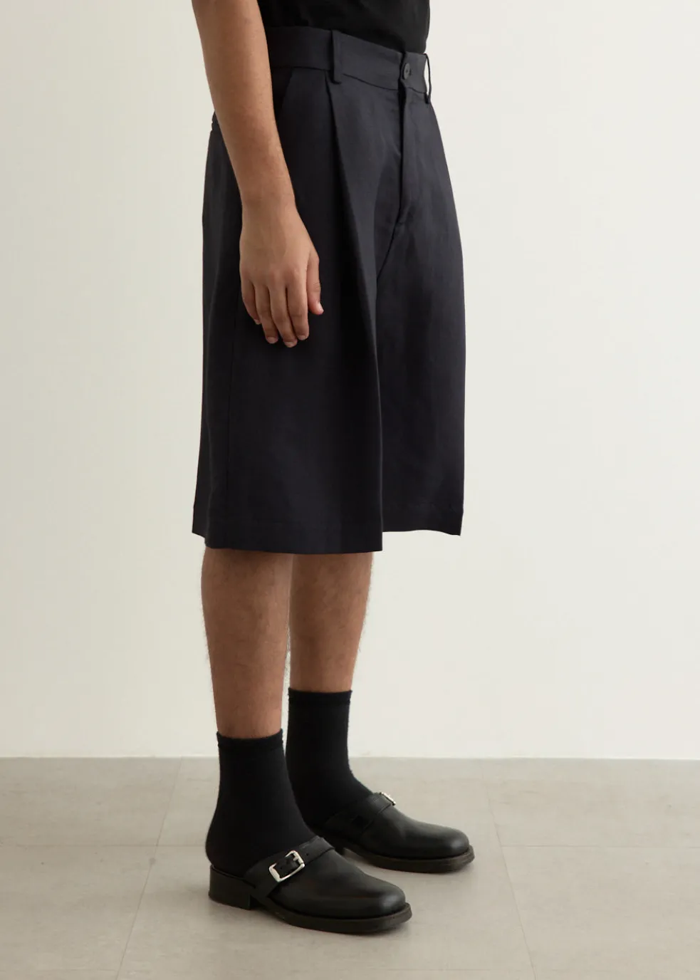 Fowld Knee Length Tailored Shorts